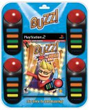 Buzz! The Mega Quiz -- 4 Buzzer Bundle (PlayStation 2)